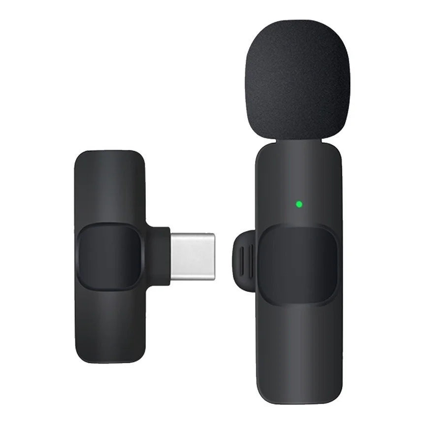 Microfone de Lapela Sem Fio Wireless - Aurora Store - Aurora Store