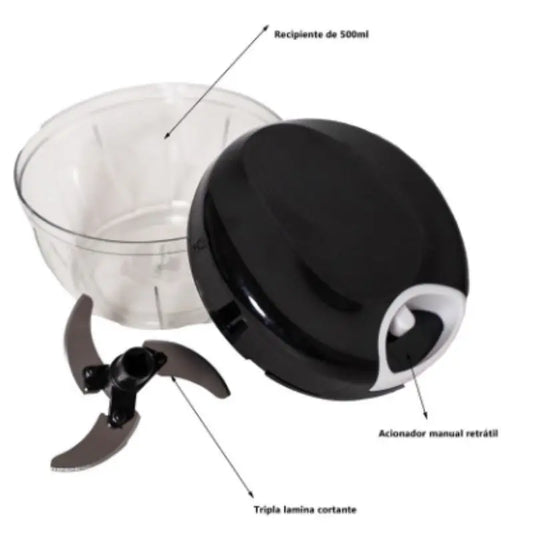 Processador e Triturador Manual de Alimentos - Aurora Store - Aurora Store