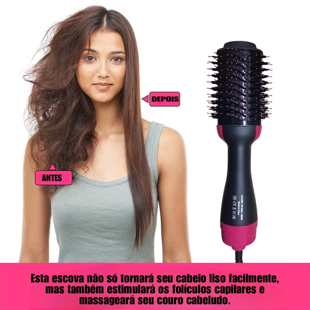 Escova Secadora Perfect Hair 5 em 1