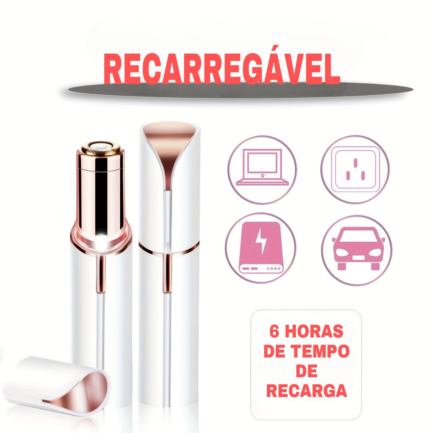 Removedor de Pelos Portátil Dermalisse - Aurora Store - Aurora Store