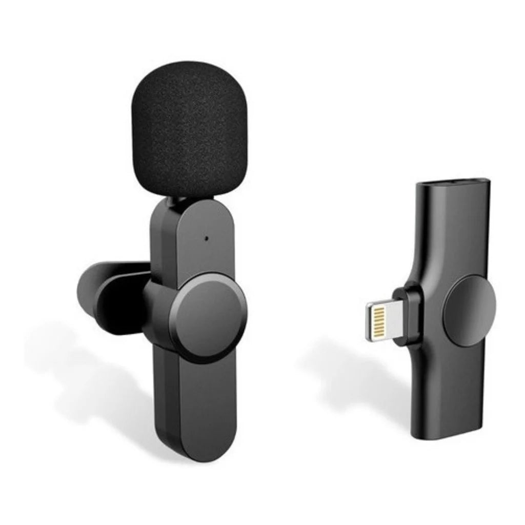 Microfone de Lapela Sem Fio Wireless - Aurora Store - Aurora Store